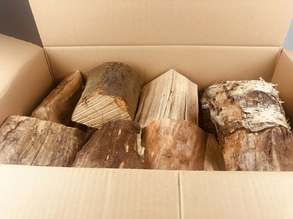Brennholz und Scheitholz – 75 kg – Buche & Birke – trockenes Restholz – für Grill, Kamin und Lagerfeuer – Bild 1