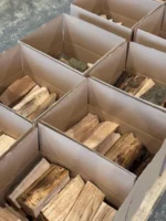 Buchen-Kaminholz – kammergetrocknet – 25 cm – Restfeuchte < 18 % – 100 kg – aus Deutschland – Bild 2