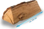 Birken-Brennholz 25 cm – ofenfertig, 60 kg – für Feuerschale, Kamin, Ofen und Grill – Bild 2