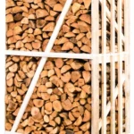 Kammergetrocknetes Erlen-Brennholz – gespalten – 25 cm – Palette