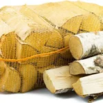 Birken-Brennholz – 28 cm – ofenfertig – 36 × 40-Liter-Säcke – ca. 1,1 Raummeter