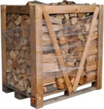Kaminholz 1 RM auf Palette – trockener Hartholz-Mix aus Buche, Esche, Birke und Eiche