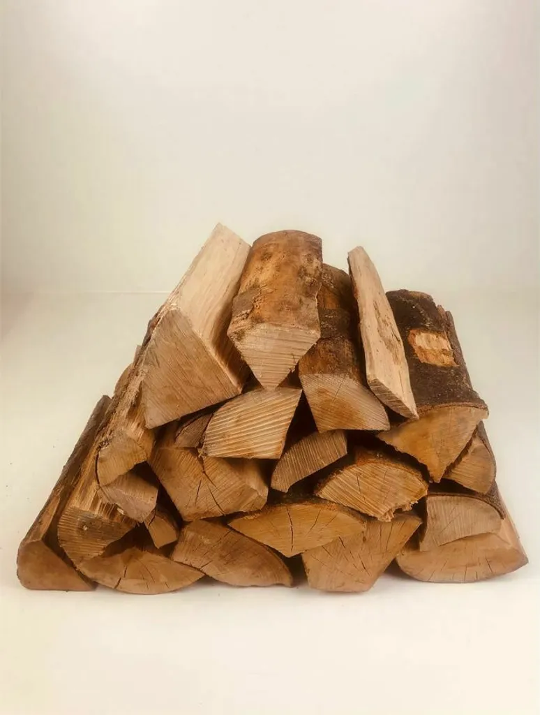 Buchen- und Eschen-Brennholz – 90 kg – 33 cm – trocken – für Kamin und Holzofen – Bild 1