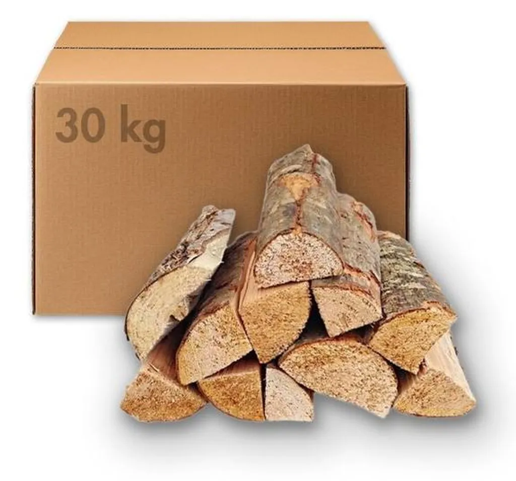 Kaminholz-Mischholz, 30 kg, 28–33 cm, Holzfeuchte max. 25 % – Image 1