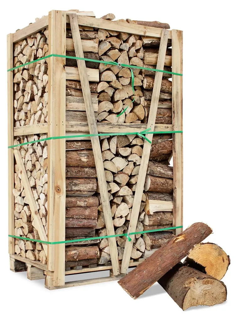 Heizfuxx Weichholz-Brennholz – 33 cm – 1,8 Raummeter – ca. 750 kg – Image 1