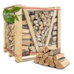 Buchen-Brennholz – 25 cm – 1 Raummeter – für Kamin und Holzofen